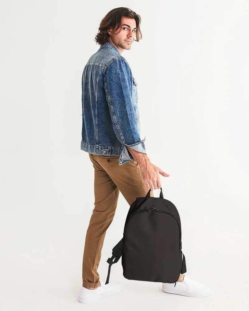Deep Dark Brown Waterproof Backpack | Deep Dark Pale Pastel Brown | C60M60Y60K80