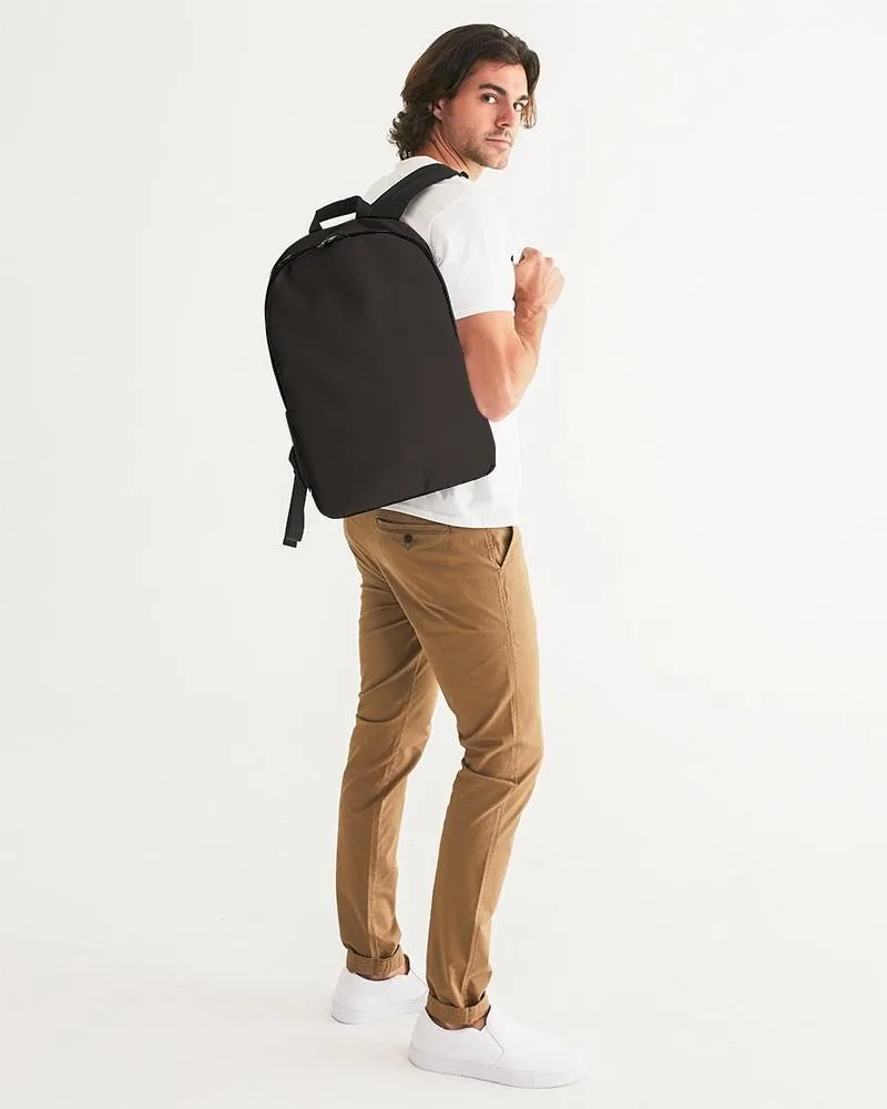 Deep Dark Brown Waterproof Backpack | Deep Dark Pale Pastel Brown | C60M60Y60K80