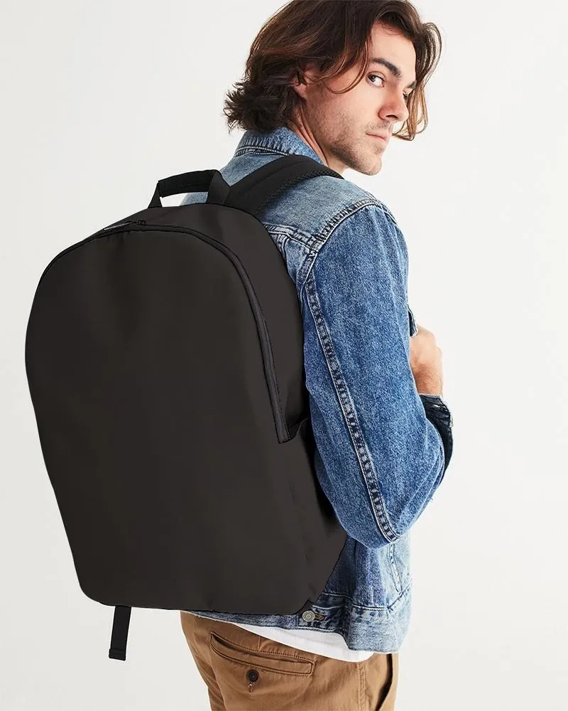 Deep Dark Brown Waterproof Backpack | Deep Dark Pale Pastel Brown | C60M60Y60K80