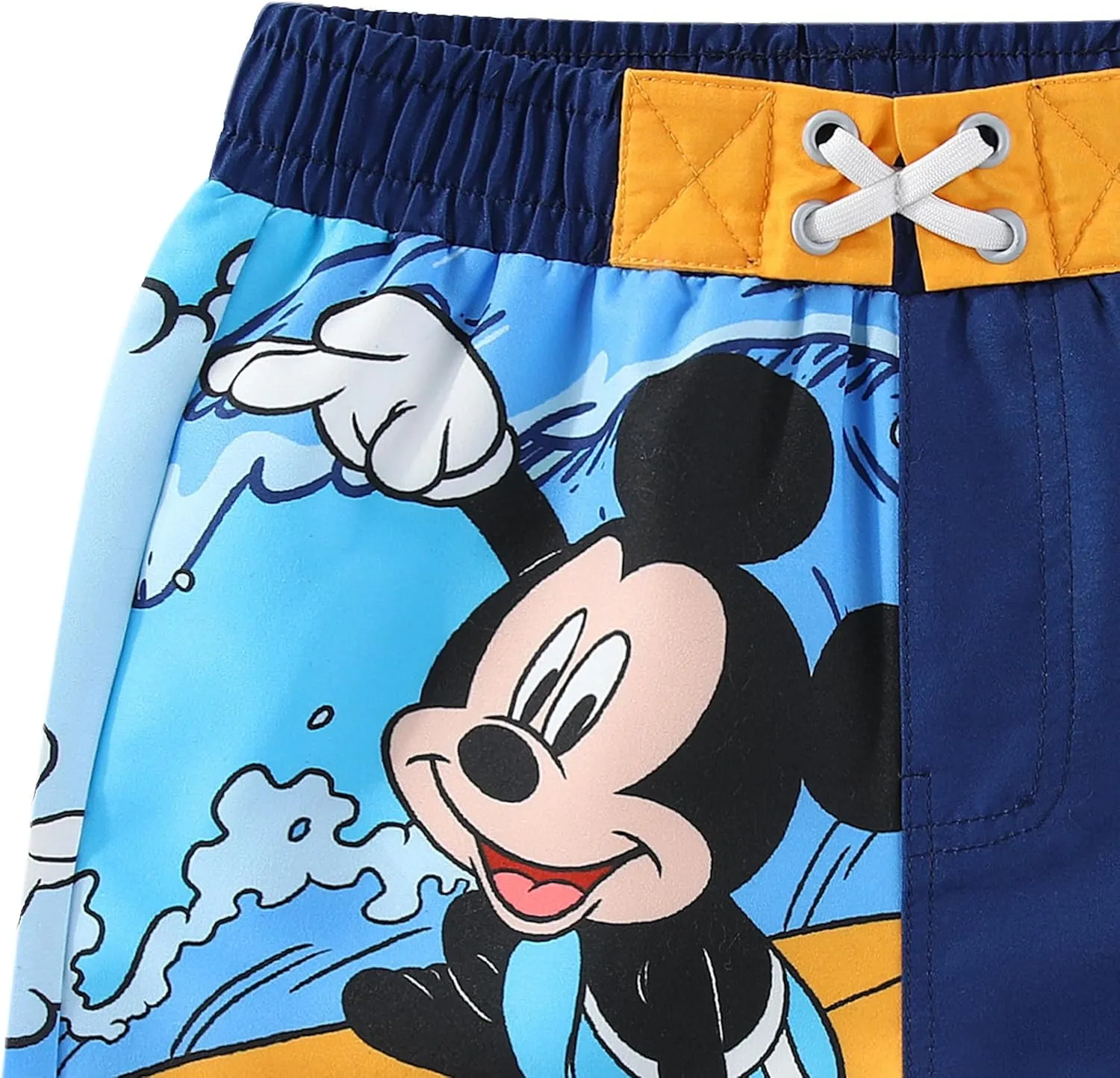 Disney Mickey Mouse Boys UPF 50  Rash Guard and Swim Trunks Swimsuit for Infant, Toddler, and Big Kids