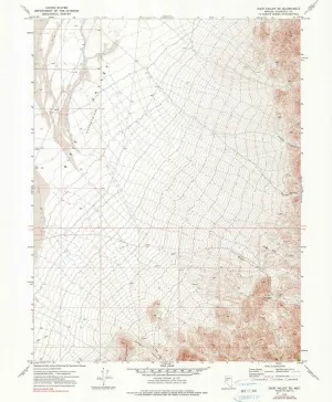 Dixie Valley SE NV topo map, 1:24000 Scale, 7.5 X 7.5 Minute, Historical, 1972, Updated 1990, 26.7 x 22 in