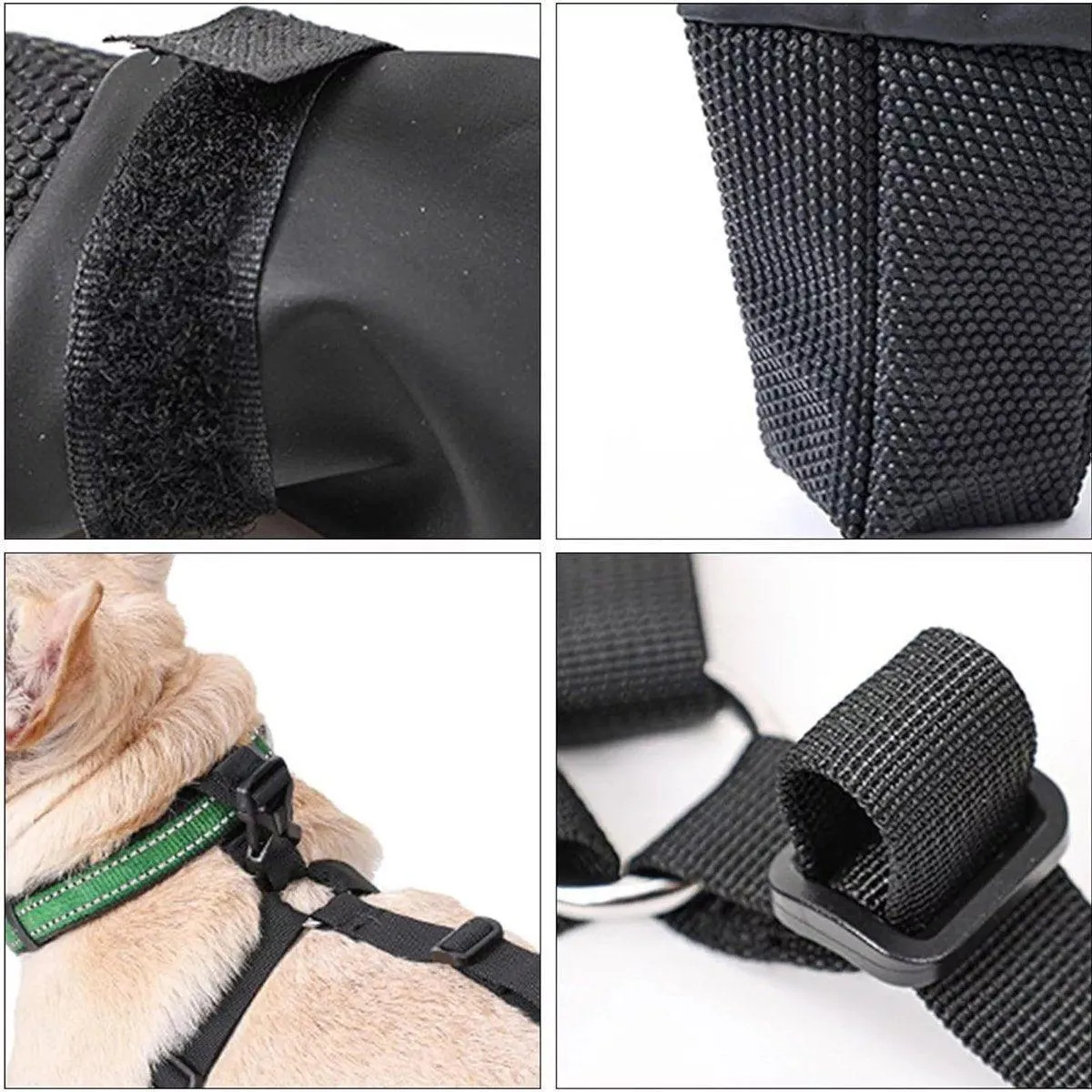 Dog Adjustable Suspender Boots Waterproof Dog Shoes Anti-Slip Pet Paw Protector