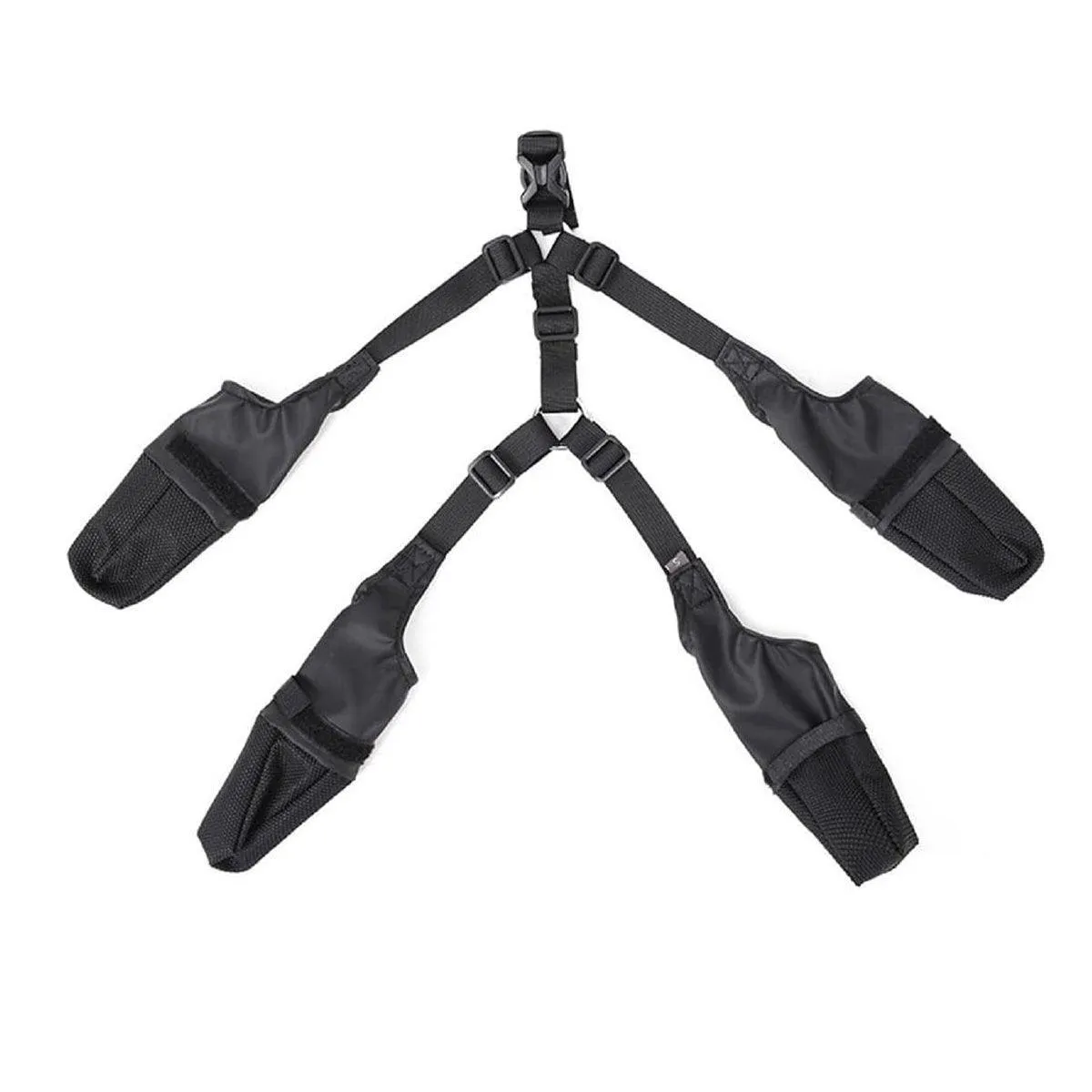Dog Adjustable Suspender Boots Waterproof Dog Shoes Anti-Slip Pet Paw Protector
