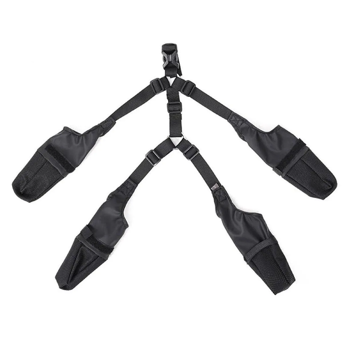 Dog Adjustable Suspender Boots Waterproof Dog Shoes Anti-Slip Pet Paw Protector