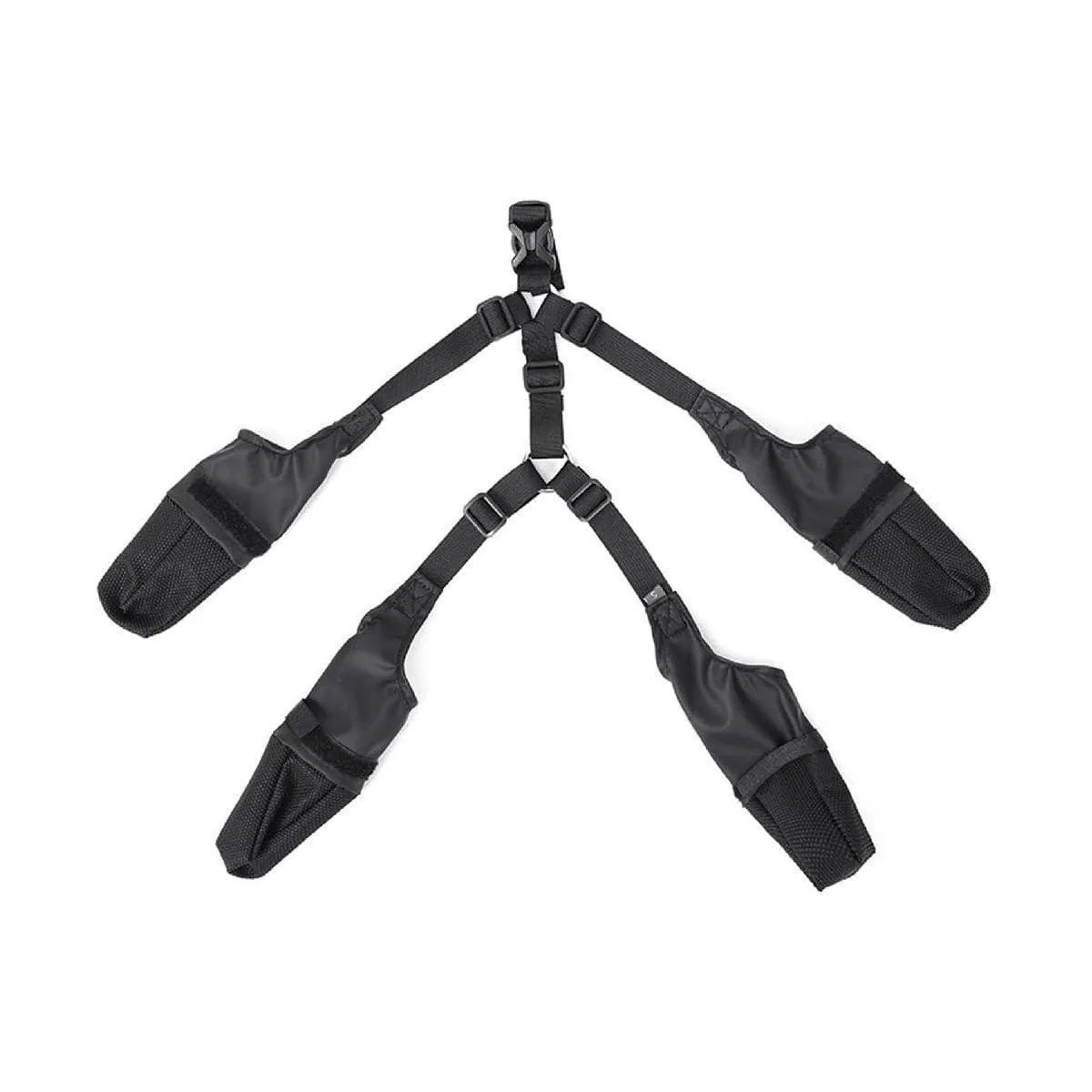Dog Adjustable Suspender Boots Waterproof Dog Shoes Anti-Slip Pet Paw Protector