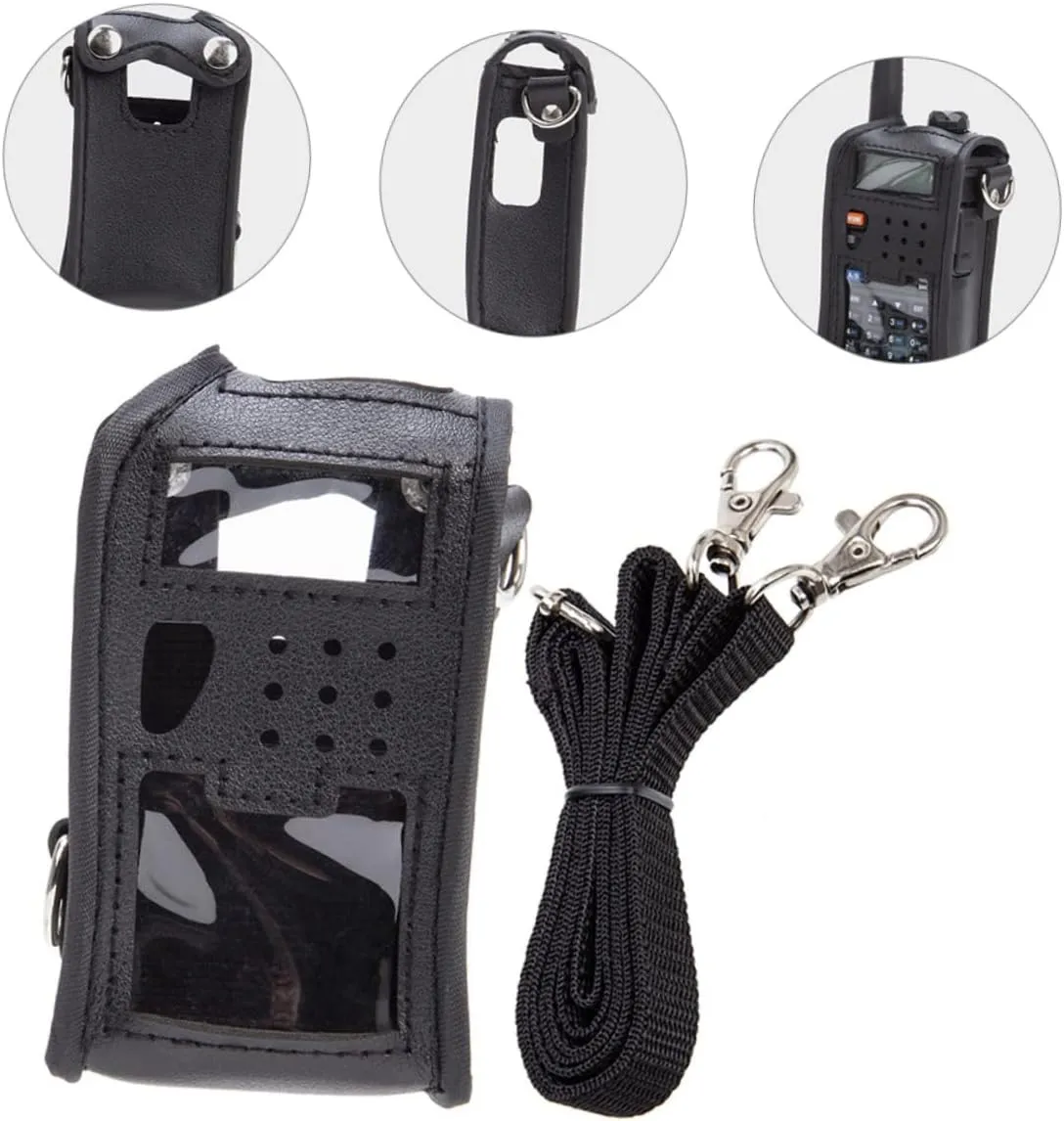 DOITOOL -5r Case Holder Universal Bag Shoulder Strap Pvc Display Window and Stylish