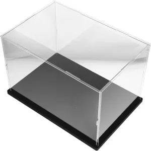 Doll Display Case Transparent Showcase Display Box for Figurines Durable Storage for Artwork Collectibles Present for Collectors