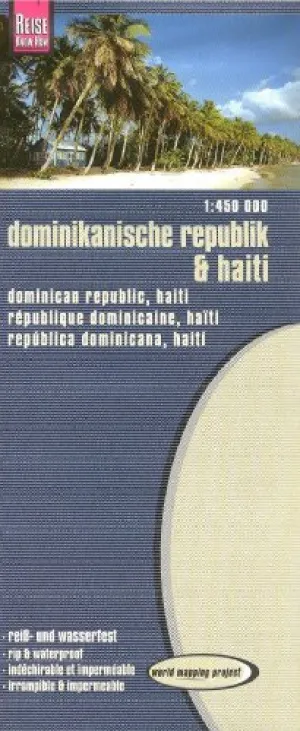 Dominican Republic & Haiti (Hispaniola) 1:450,000 Travel Map, waterproof REISE