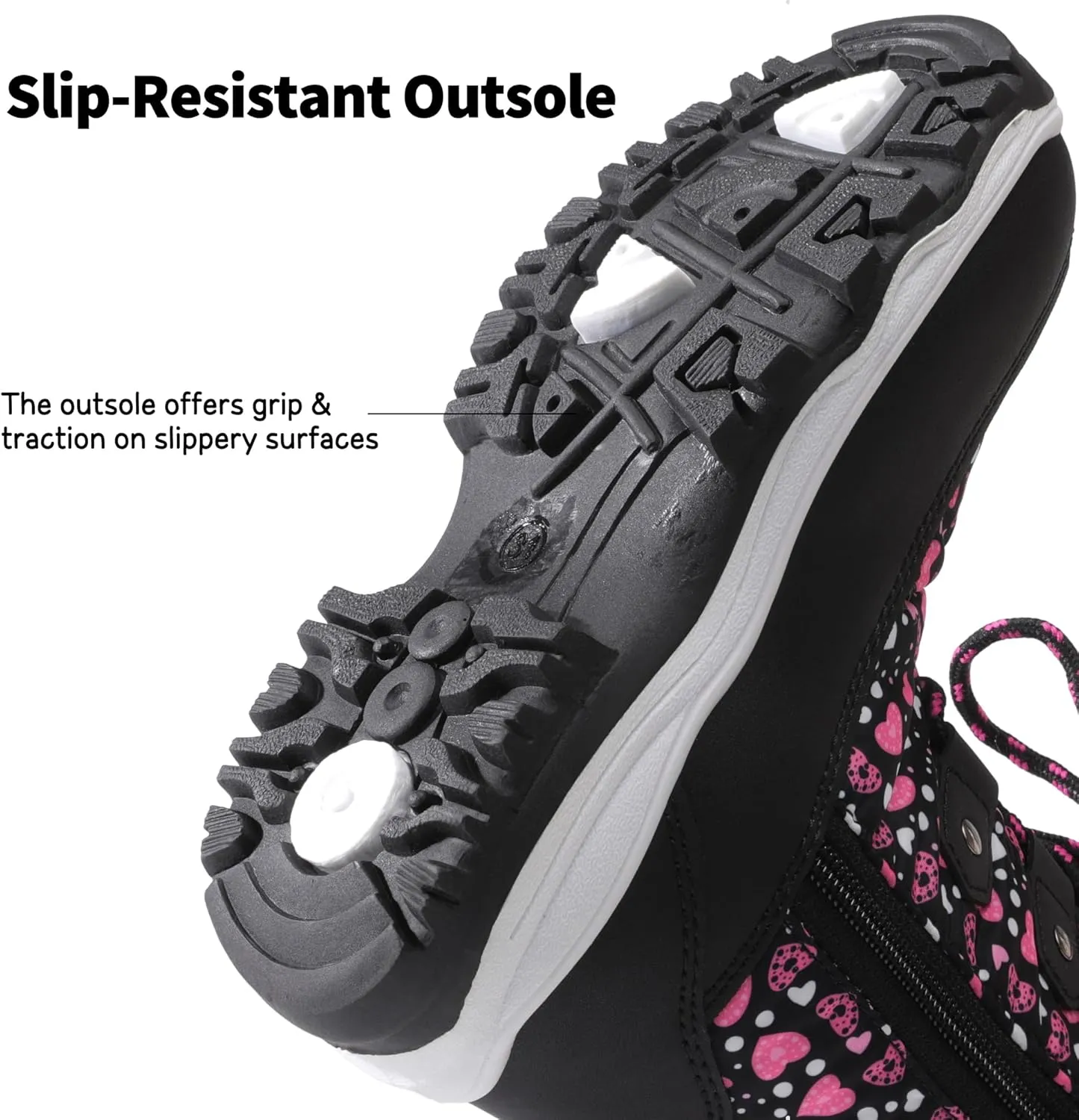DREAM PAIRS Girls Snow Boots Warm Cozy Anti-Slip Lightweight Mid Calf Faux Fur Lining Winter Shoes for Little/Big Kids