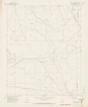 El Paso Peaks CA topo map, 1:24000 Scale, 7.5 X 7.5 Minute, Historical, 1967, Updated 1968, 27.3 x 22.3 in