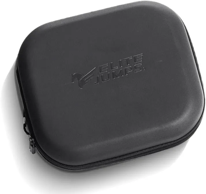 Elite Jumps - Jump Rope Carry Case - Fits All Elite Jumps Ropes & Other Small Items - Metal Clip - Moisture & Scratch-Resistant - Durable & Versatile - 7.87” x 6.3” x 2.75”