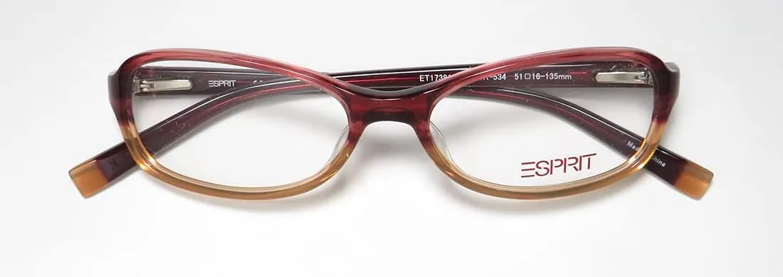 Esprit 17381 Womens/Ladies Cat Eye Full-rim Flexible Hinges Eyeglasses/Glasses