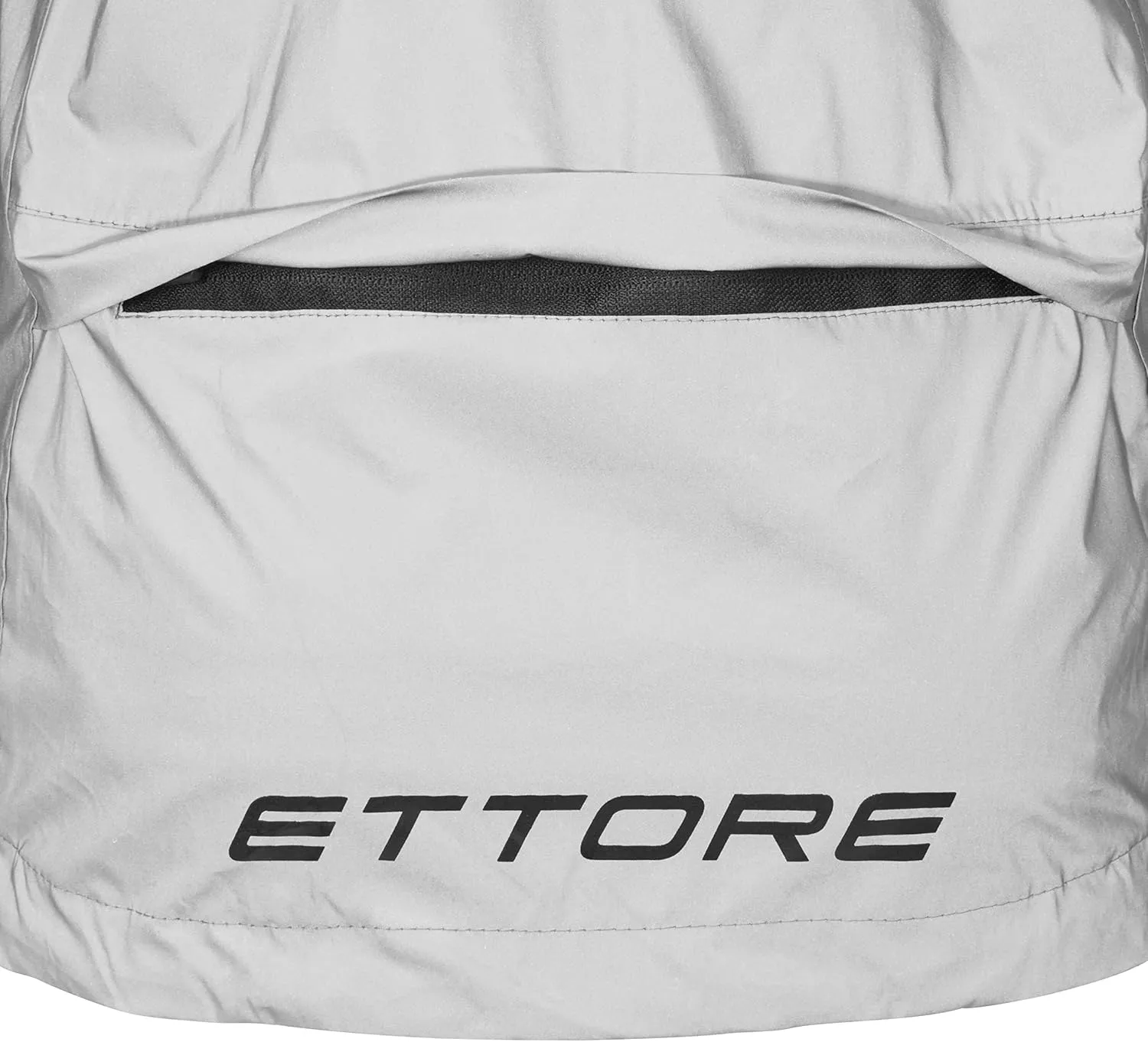 Ettore Ladies Cycling Jacket Waterproof Breathable High Visibility Reflective Silver - Night Glow