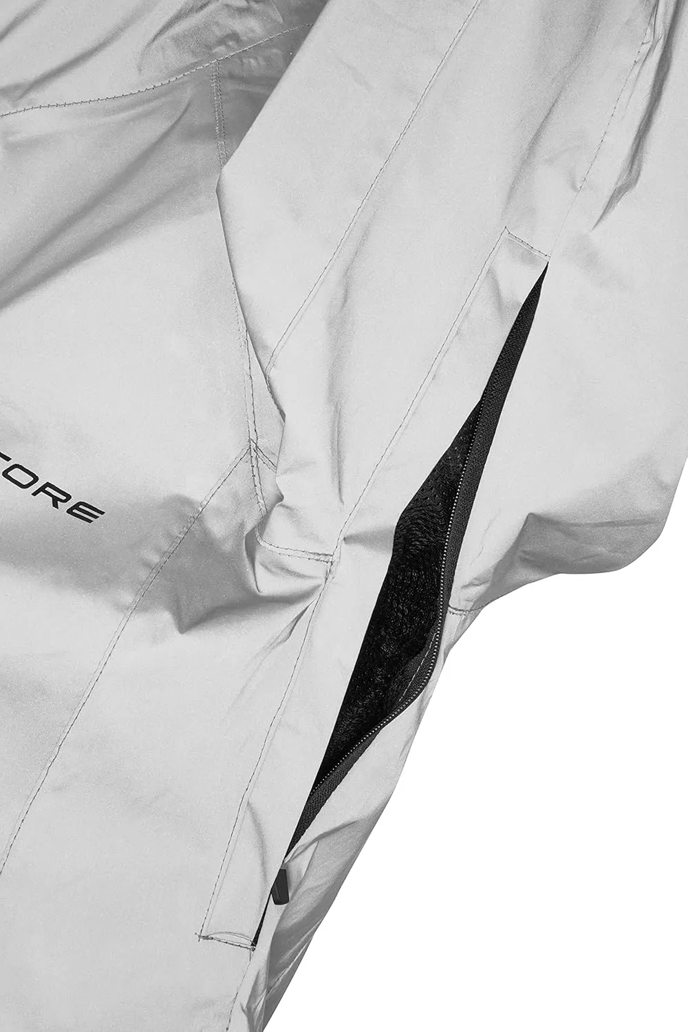 Ettore Ladies Cycling Jacket Waterproof Breathable High Visibility Reflective Silver - Night Glow