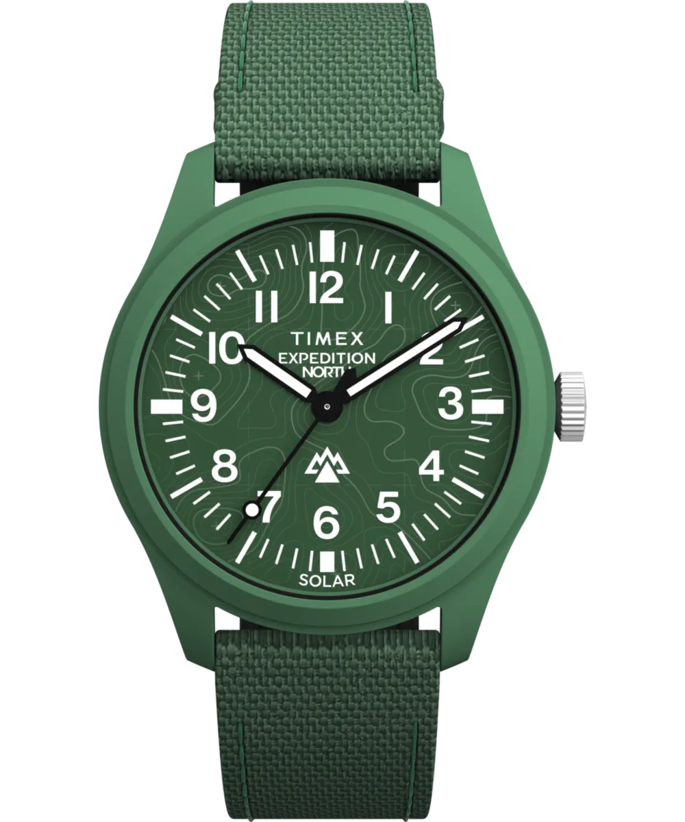 Expedition Traprock Solar 40mm Eco-friendly Strap Watch  