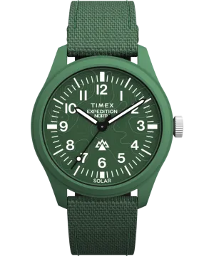 Expedition Traprock Solar 40mm Eco-friendly Strap Watch  