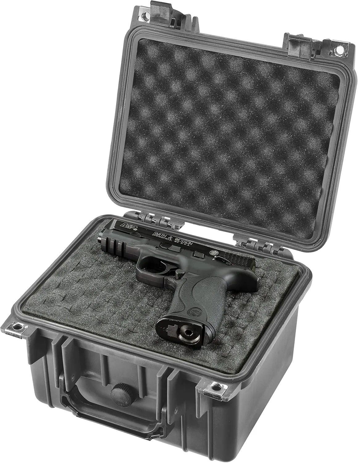 Eylar Small 10.62" Deep Hard Gun Case Waterproof with Foam TSA Standards