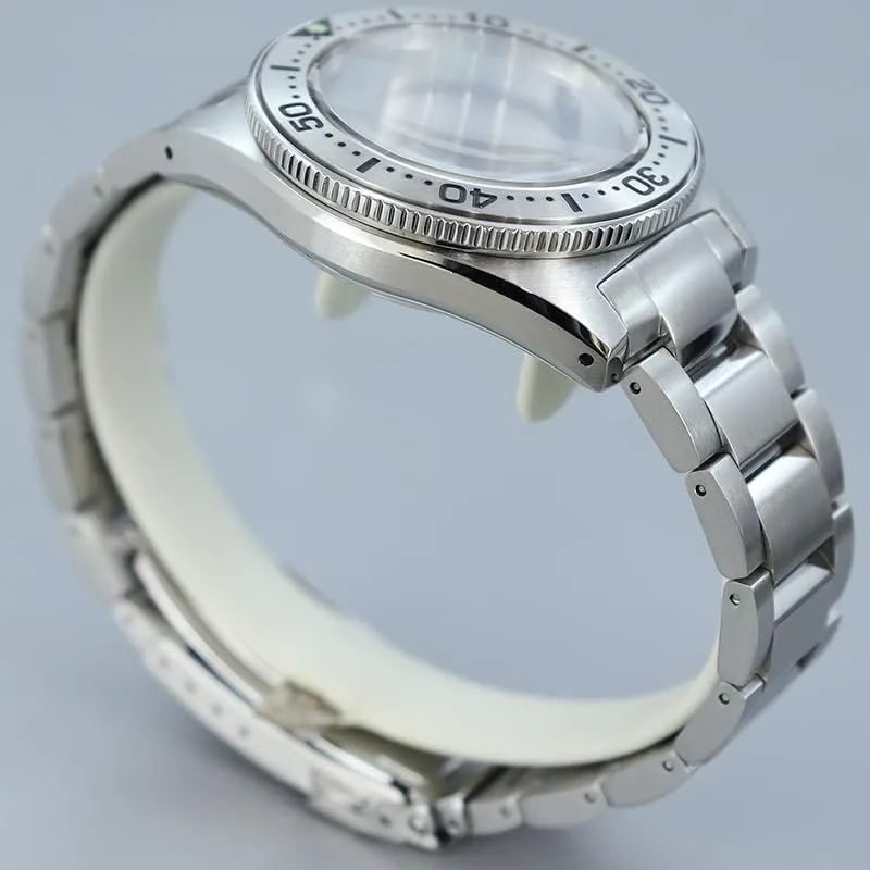Fashion 40.5MM Men's Mechanical Watch Case Stainless Steel Classic Watch Case for NH34 NH35 NH36 NH38 Movement