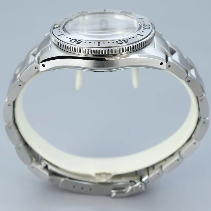Fashion 40.5MM Men's Mechanical Watch Case Stainless Steel Classic Watch Case for NH34 NH35 NH36 NH38 Movement