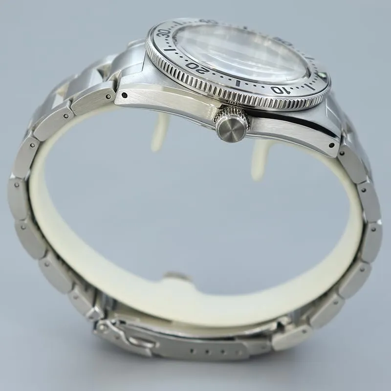 Fashion 40.5MM Men's Mechanical Watch Case Stainless Steel Classic Watch Case for NH34 NH35 NH36 NH38 Movement