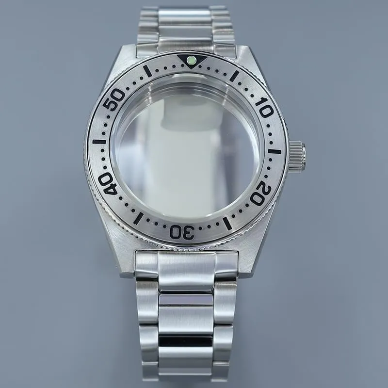 Fashion 40.5MM Men's Mechanical Watch Case Stainless Steel Classic Watch Case for NH34 NH35 NH36 NH38 Movement