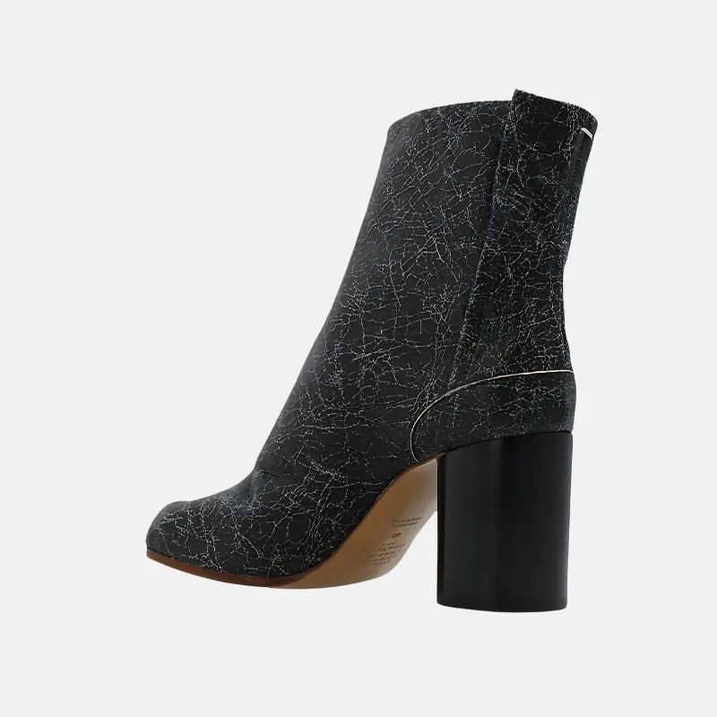 Fashionable Tabi Boots | Heel & Adjustable Buckle Strap