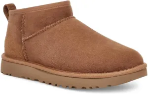 Fashionable Women's Ultra Mini Platform Boots with Genuine Suede and Cozy Fur Lining for Classic Style and Comfort
