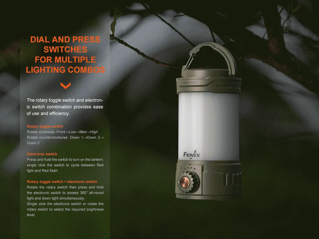 Fenix CL26R Pro – 650 Lumens Rechargable LED Lantern