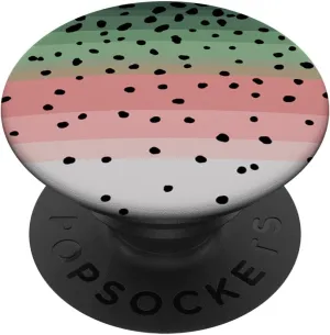 Fish North Carolina NC Mountains Rainbow Trout Fly Fishing PopSockets Adhesive PopGrip