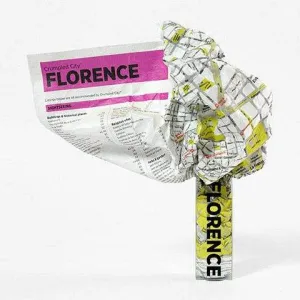 Florence Crumpled City Map by Palomar (2011)