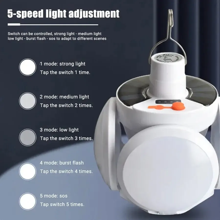 Folding Football LED Solar Light