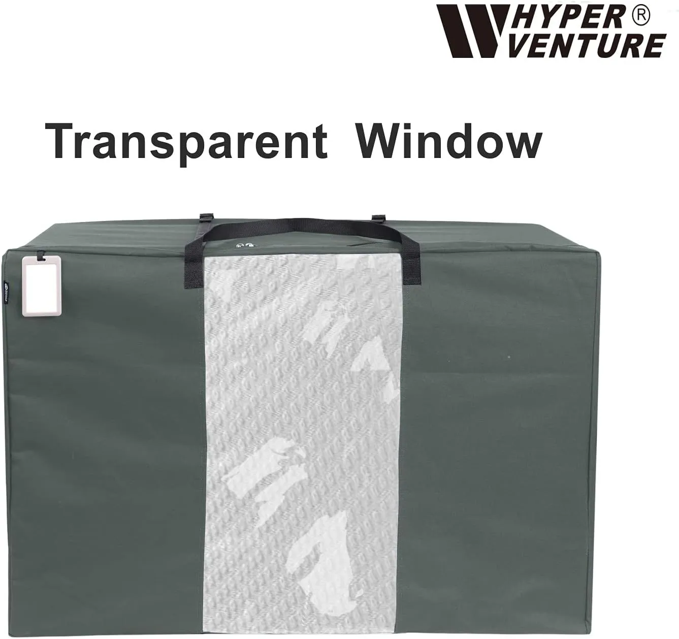 Folding Mattress Storage Bag - Durable Carry Case Fits for Tri-Fold Up to 6 inches Twin Mattress, Grey