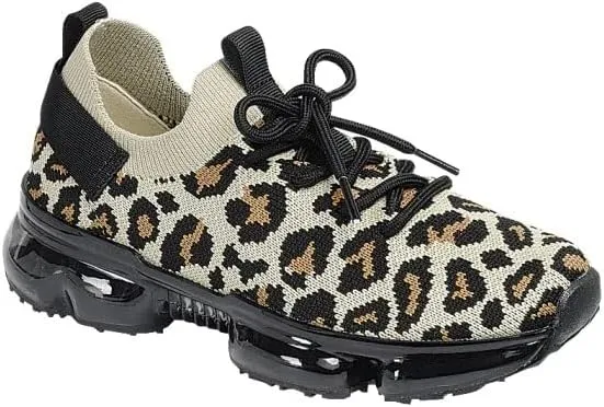 Forever Link Womens Air Cushion Fashion Sneakers Breathable Lightweight Walking Shoes