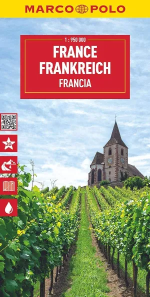 France Road Map by Marco Polo (2024)