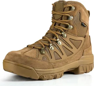 FREE SOLDIER Men's Waterproof Tactical Hiking Boots Military Work Boots Combat Boots