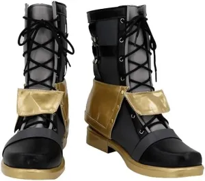 Freminet Cosplay Shoes Party Freminet PU Leather Boots for Halloween Carnival