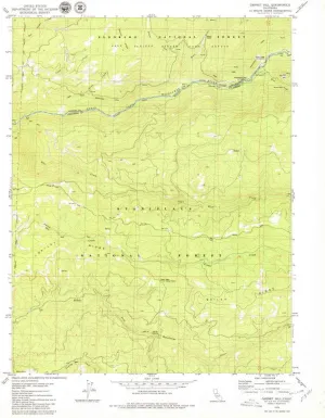 Garnet Hill CA topo map, 1:24000 Scale, 7.5 X 7.5 Minute, Historical, 1979, Updated 1979, 26.7 x 21.9 in