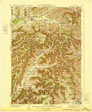 Gilmanton WI topo map, 1:62500 Scale, 15 X 15 Minute, Historical, 1932, 20.31 x 16.79 in
