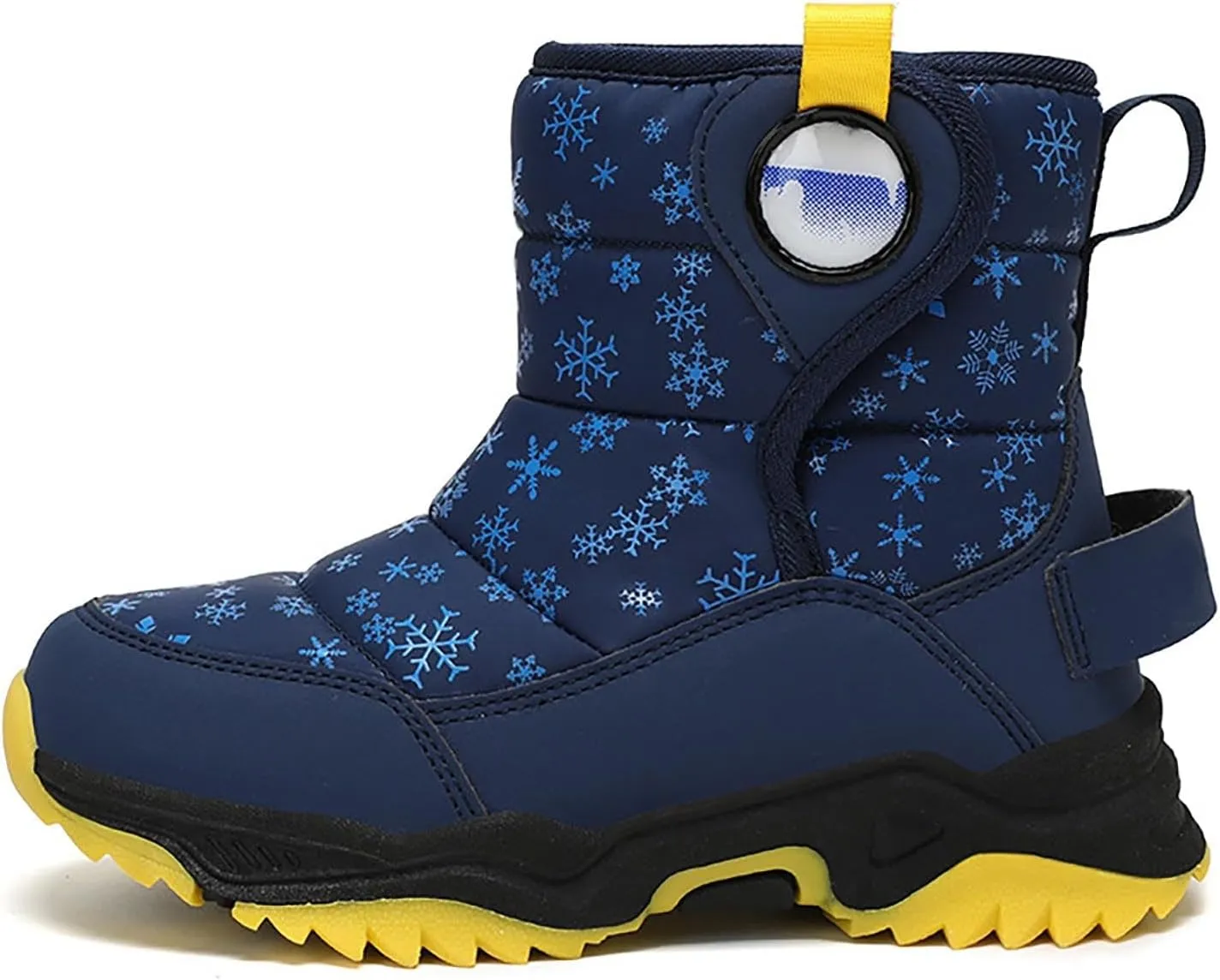 Girls Boys Snow Boots Outdoor Warm Comfortable Non Slip Mid Calf Padded Small Big Kids Winter Shoes Girls Boots Size 13