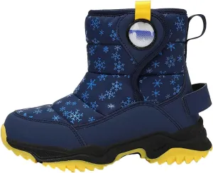 Girls Boys Snow Boots Outdoor Warm Comfortable Non Slip Mid Calf Padded Small Big Kids Winter Shoes Girls Boots Size 13