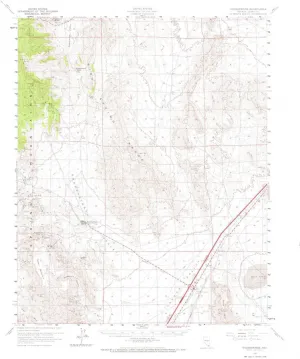 Goodsprings NV topo map, 1:62500 Scale, 15 X 15 Minute, Historical, 1960, Updated 1968, 21.8 x 18 in