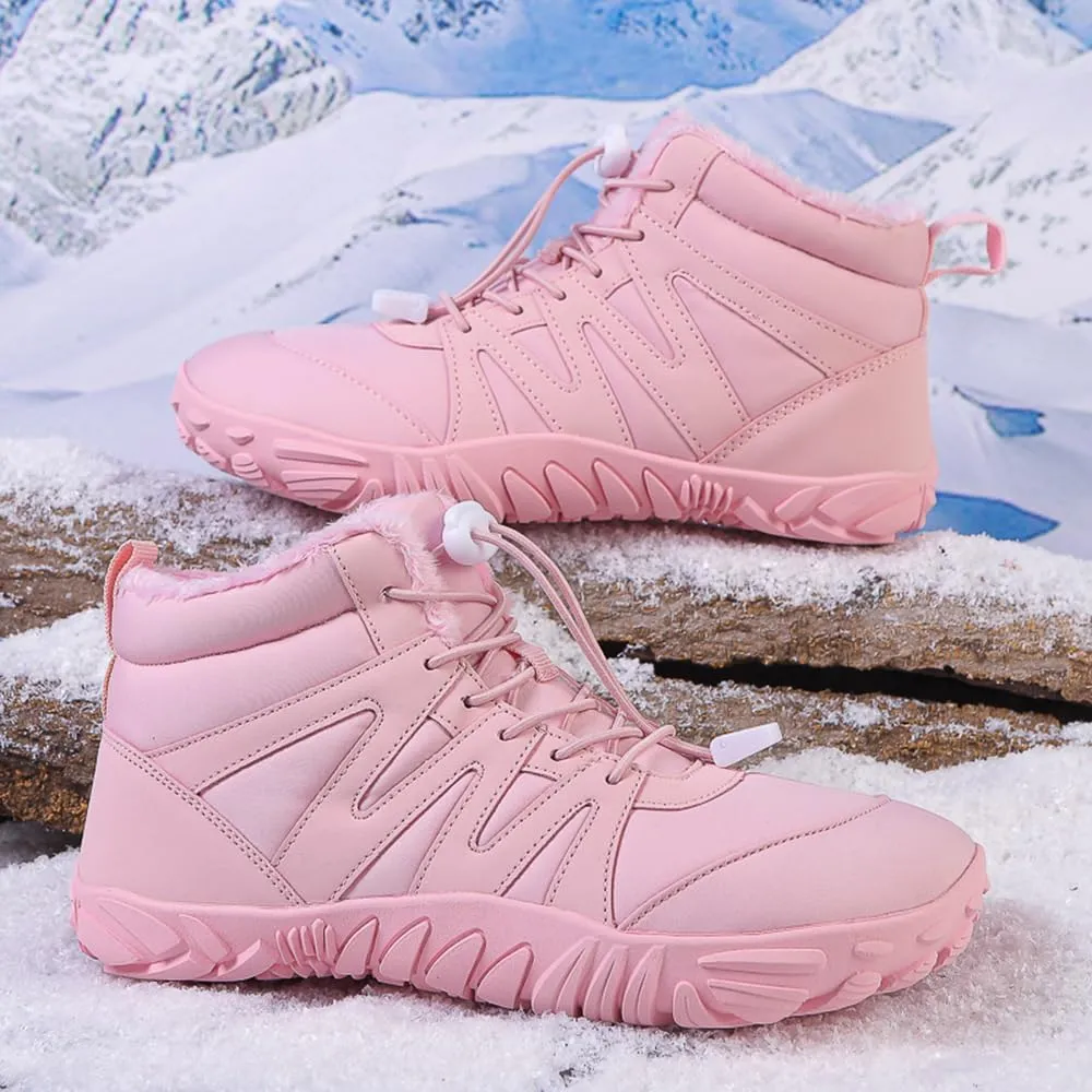 Grounded Winter Footwear for Women, Hike Winter Footwear Barefoot Women Men, Barefoot Shoes Waterproof Wide Toe Box Boots