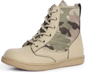 Haitpant Children Outdoor Tactical Boots, Kids Summer Camp Training Military Boots, Ultra Light Breathable Hiking Shoes for Boy