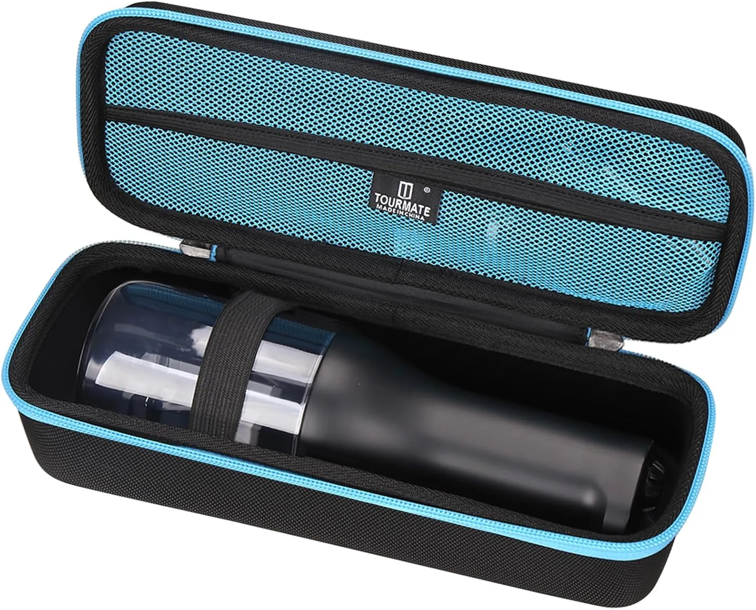 Hard Case applicable Philips Flosser,Travel Case for Sonicare Flosser HX3826/HX3827/21, Cordless Power Flosser 3000 Storage Box (Only Box) (Black   Blue)