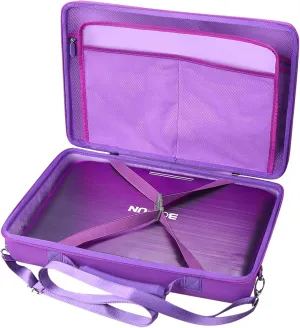 Hard Storage Case for BOIFUN 17.5" Portable DVD Player,Portable EVA Case (Only Case) (Purple)