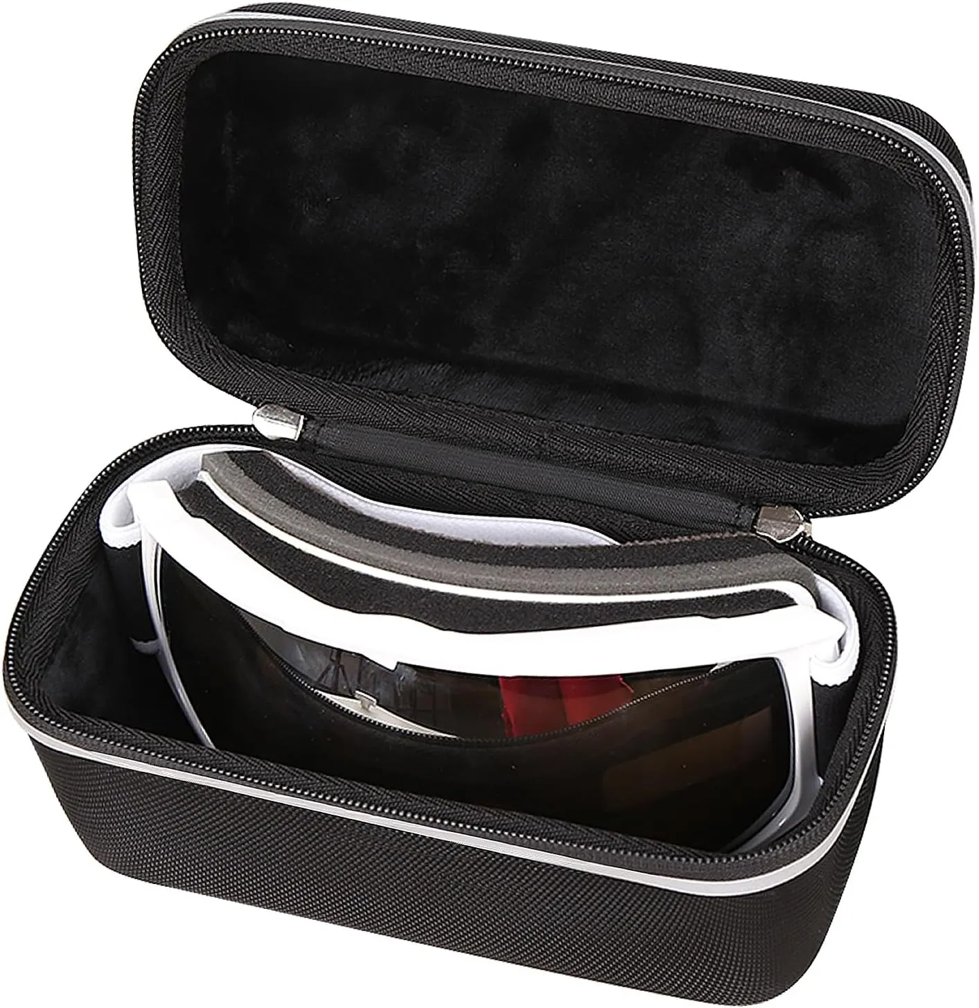 Hard Storage Case for findway Ski Goggles OTG, Over Glasses Snow - Travel Case (Black)