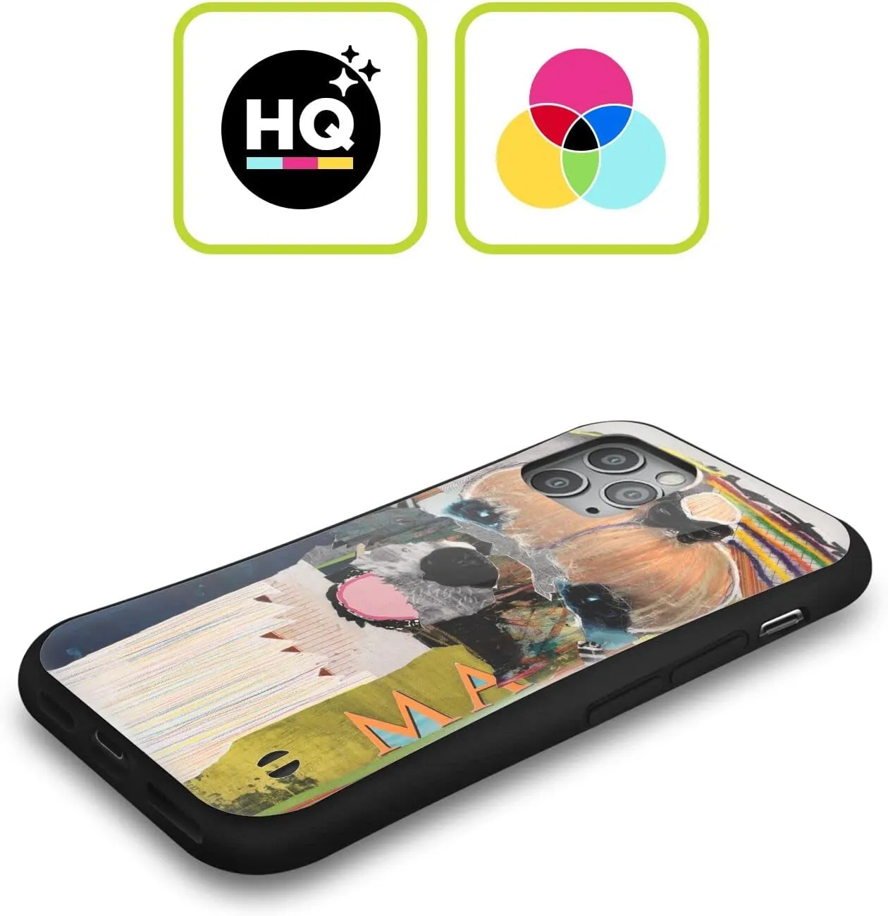Head Case Designs Officially Licensed Michel Keck Maltese Dogs Hybrid Case Compatible with Apple iPhone 16e