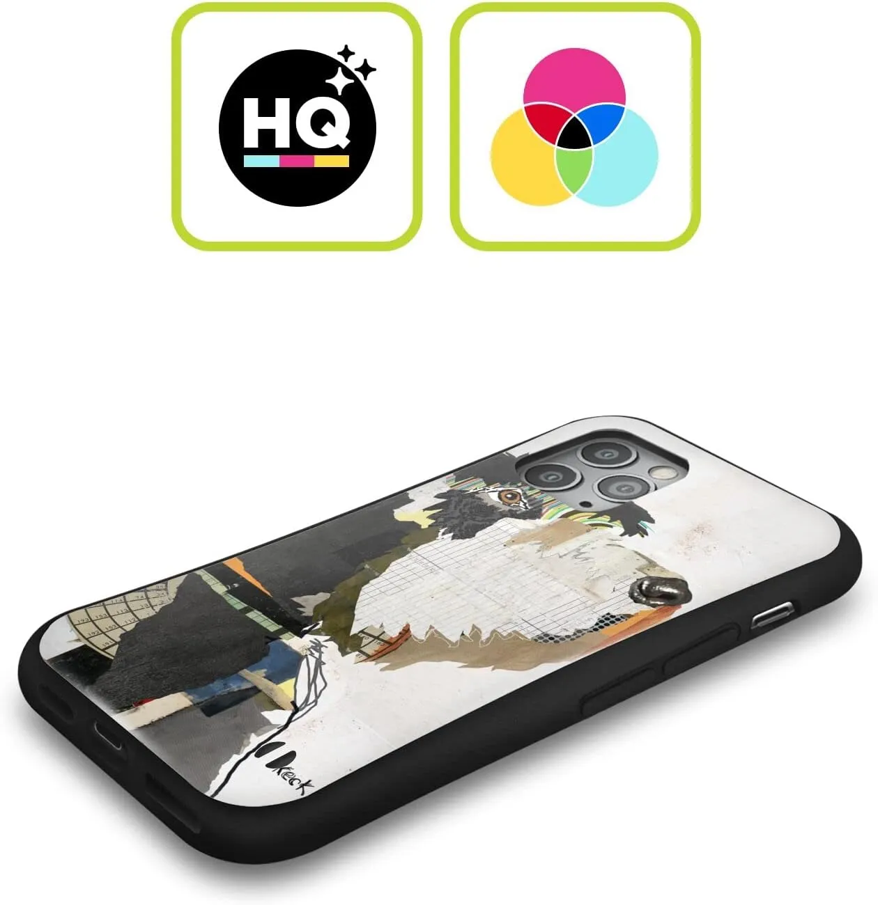 Head Case Designs Officially Licensed Michel Keck Schnauzer Dogs 2 Hybrid Case Compatible with Apple iPhone 15 Plus