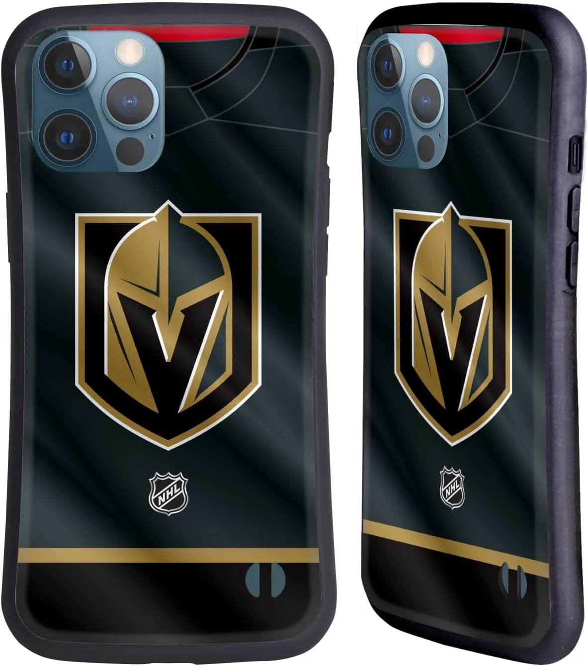 Head Case Designs Officially Licensed NHL Jersey Vegas Golden Knights Hybrid Case Compatible with Apple iPhone 13 Pro Max