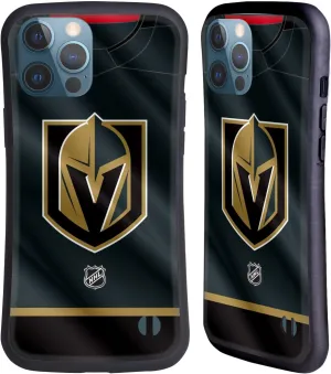 Head Case Designs Officially Licensed NHL Jersey Vegas Golden Knights Hybrid Case Compatible with Apple iPhone 13 Pro Max